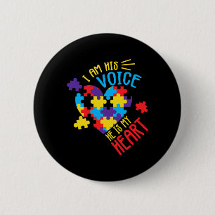 Autism Awareness Autism Support Men Women  6 Cm Round Badge