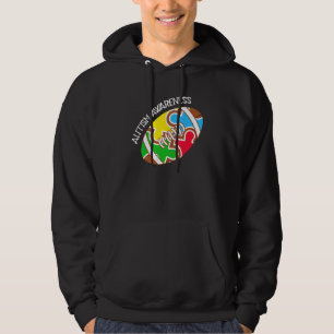 Autism Awareness Autism Support Men Women Football Hoodie