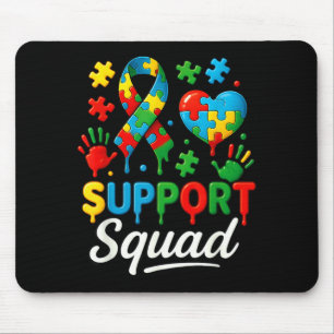 Autism Awareness Autism Support Squad Family Ice Mouse Pad