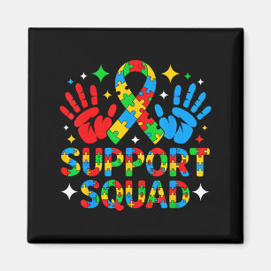 Autism awareness autism support squad family magnet