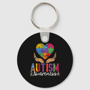 Autism Awareness Autist Autists Support Autistic A Key Ring