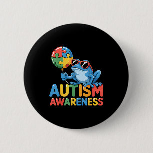 Autism awareness autistic  6 cm round badge
