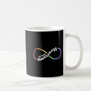 Autism Awareness Autistic Acceptance Rainbow Infin Coffee Mug