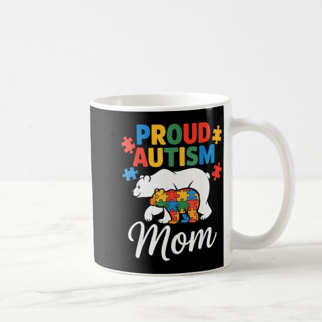 Autism awareness autistic  coffee mug (Right)