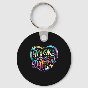 Autism awareness autistic key ring