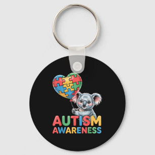 Autism awareness autistic key ring