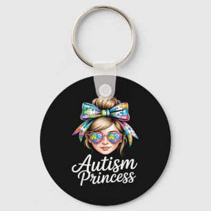 Autism awareness autistic key ring