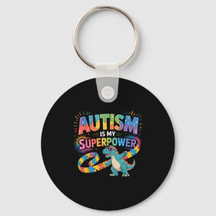 Autism awareness autistic key ring