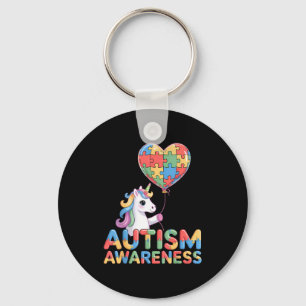Autism awareness autistic key ring