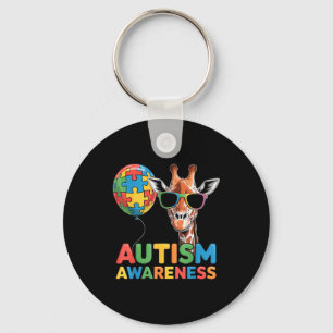 Autism awareness autistic key ring