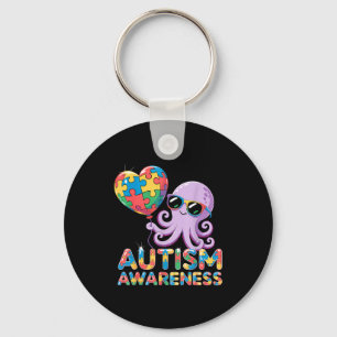 Autism awareness autistic key ring