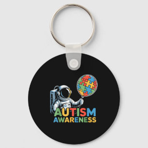 Autism awareness autistic key ring