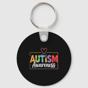 Autism awareness autistic  key ring
