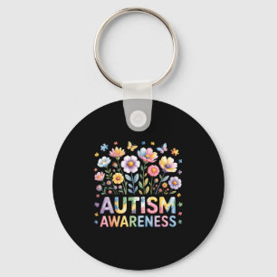 Autism awareness autistic key ring
