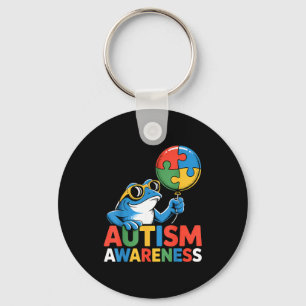 Autism awareness autistic key ring