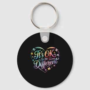 Autism awareness autistic key ring