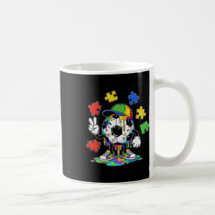 Autism Awareness Autistic Kids Boys Ice Cream Drip Coffee Mug