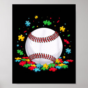 Autism Awareness Autistic Kids Boys Puzzle Pieces Poster