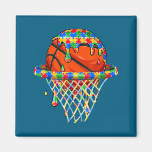 Autism awareness autistic kids boys puzzles drip magnet