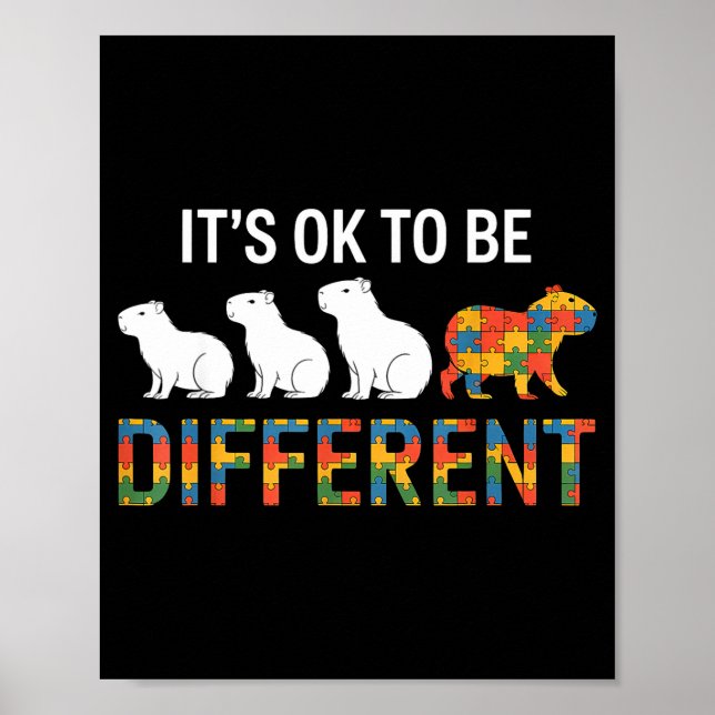 Autism awareness autistic  poster (Front)