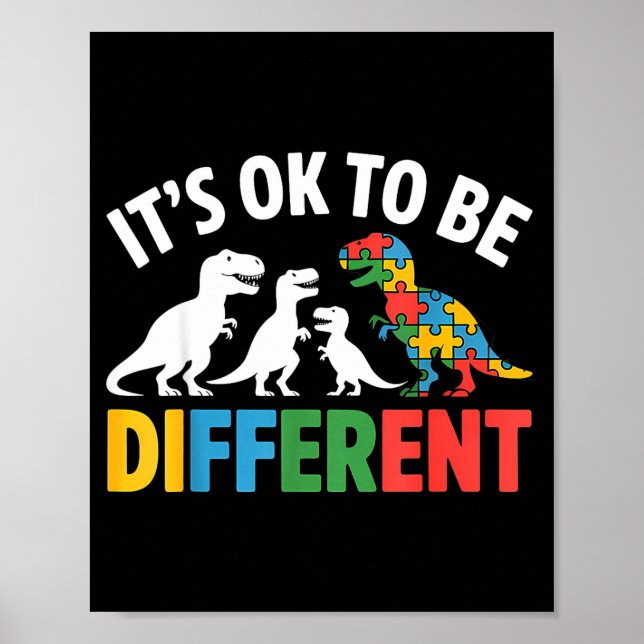 Autism awareness autistic  poster (Front)