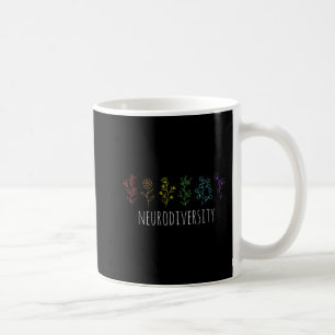 Autism Awareness Autistic Pride Rainbow Neurodiver Coffee Mug