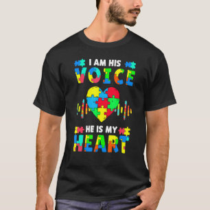 Autism Awareness Autistic Son Mothers Day Mum Puzz T-Shirt