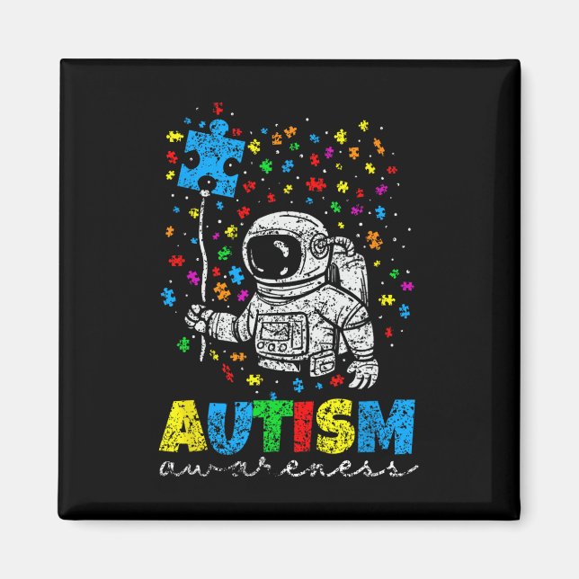 Autism Awareness Autists Autistic Autist Support A Magnet (Front)