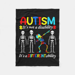 Autism Awareness Autists Support Autist Autistic A Fleece Blanket