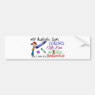 Autism Awareness - Awesome Son! Bumper Sticker