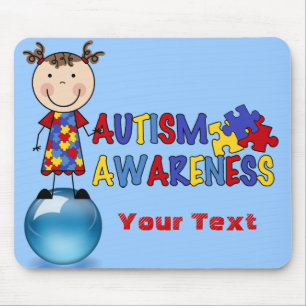 Autism Awareness ballG Mousepad