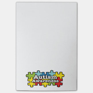 Autism Awareness Banner Post-it Notes
