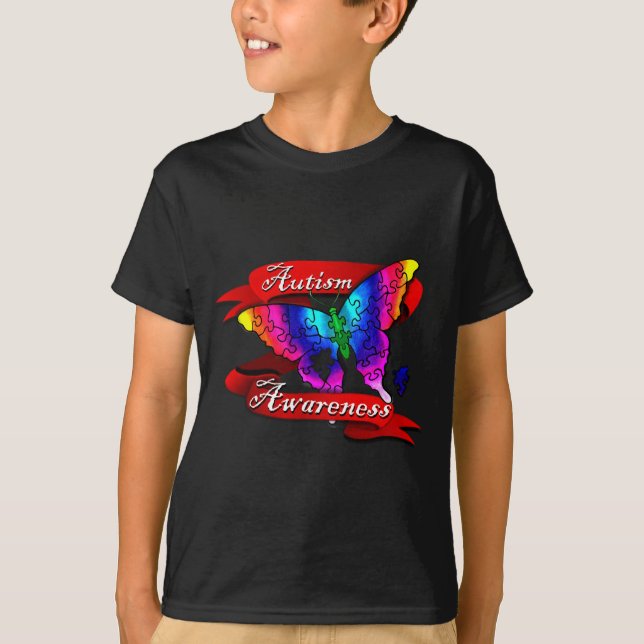 Autism Awareness Banner T-Shirt (Front)