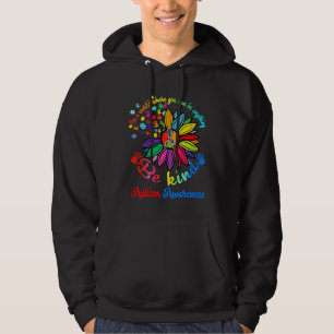 Autism Awareness   Be Kind Puzzle Heart Kindness Hoodie