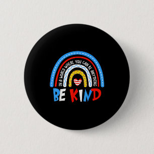 Autism awareness be kind why fit in doctor teacher 6 cm round badge