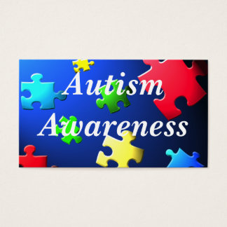 Autism Awareness Behaviour Information Card