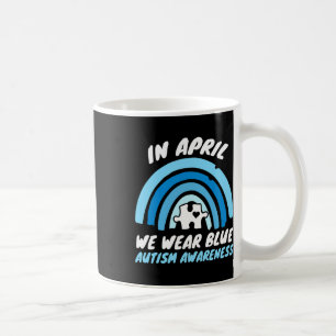 Autism Awareness Blue April Love Autistic Support Coffee Mug