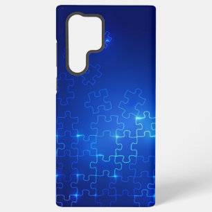 Autism Awareness Blue Puzzle Samsung cell case