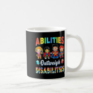 Autism Awareness Boy Abilities Outweigh Disabiliti Coffee Mug