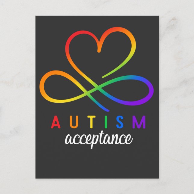 Autism Awareness Boys Girls Autistic Kids Postcard (Front)