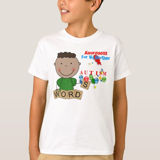 Autism Awareness Brother 3 Shirt (Front)