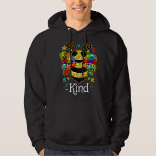 Autism Awareness Bumble Bee Be Kind Autistic Hoodie