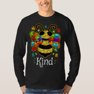 Autism Awareness Bumble Bee Be Kind Autistic T-Shirt