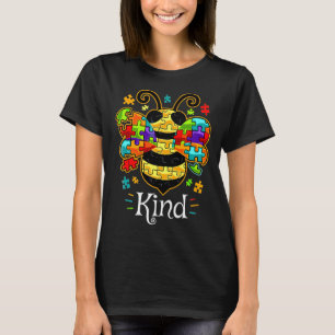 Autism Awareness Bumble Bee Be Kind Autistic       T-Shirt