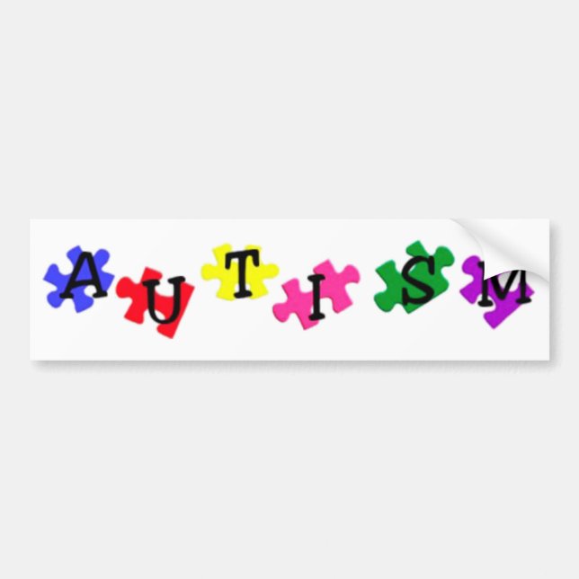 Autism Awareness Bumper Sticker (Front)