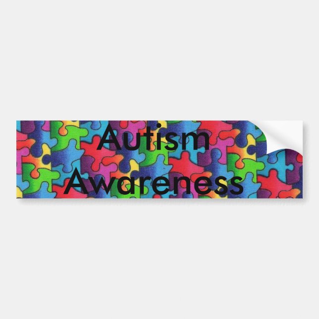 Autism Awareness Bumper Sticker (Front)