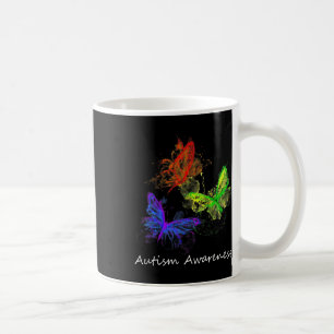 Autism Awareness Butterflies Without Puzzle Pieces Coffee Mug