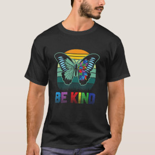 Autism Awareness, Butterfly Be Knid, Support Autis T-Shirt
