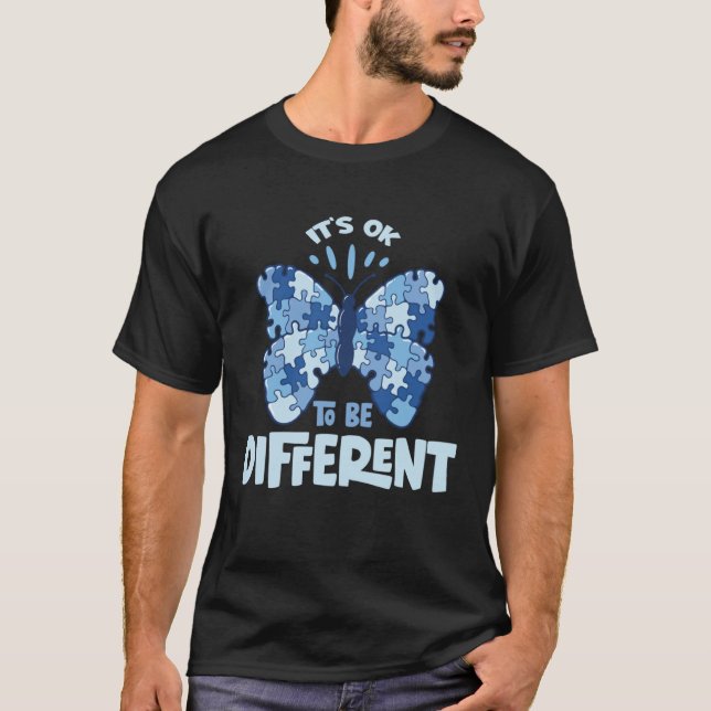 Autism Awareness Butterfly Proud Parents of Autist T-Shirt (Front)