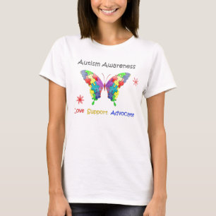 Autism Awareness Butterfly T-Shirt